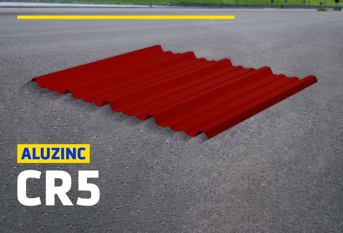 ALUZINC CR5 RECTO ROJO ÓXIDO