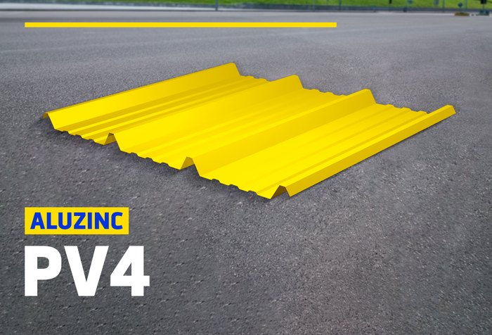 ALUZINC PV4 AMARILLO