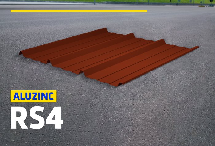 ALUZINC RS4 MARRÓN