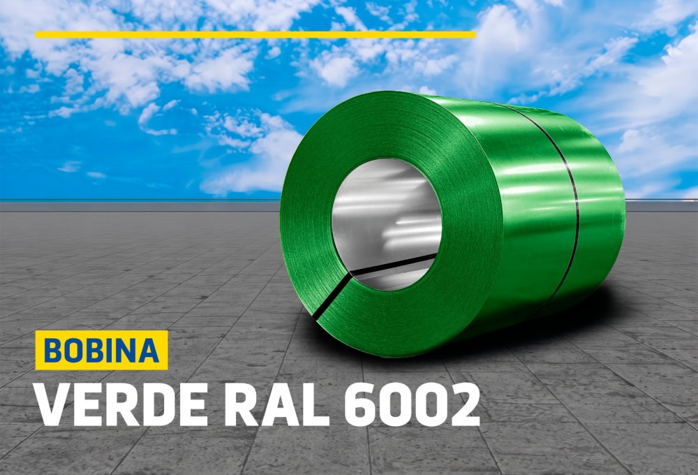 BOBINAS DE ALUZINC VERDE RAL 6002